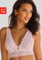 Vivance Bralette, ohne Bügel, rundherum aus floraler Spitze, Dessous