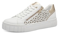 MARCO TOZZI Plateausneaker, mit unterlegtem Lochmuster
