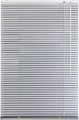 Jalousie, Lichtblick, aus Aluminium im Festmass