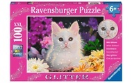 Kinderpuzzle Glitzerkatze