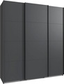Wimex Kleiderschrank »Mugano, Made in Germany, Lieferung bis in Deine Etage und Stellort«, (wähle Deine Ausstattung: Basic oder Premium!), 3 Schwebetüren, grosse Grössen, mit oder ohne Spiegel, Metallgriffe