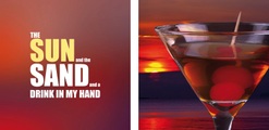 Leinwandbild »Sun, Sand & Drink« (Set)