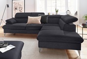 Cotta, COTTA Ecksofa »Caluso«, inklusive Kopfteilverstellung, wahlweise mit Bettfunktion