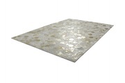Kayoom Teppich »Spark 210«, rechteckig, 100% Leder, Unikat, fusselarm, Allergiker & Fussbodenheizung geeignet