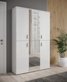 HBZ Schuhschrank »Lincoln«, (1 St.), weiss Hochglanz, Schrank wahlweise mit Spiegelement, Breite 120 cm