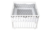Roba, roba Laufgitter Cosiplay 100 x 100 cm weiß Little Stars