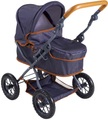 Knorrtoys, knorr® toys Puppenwagen First - dark blue - blau