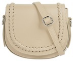 Cluty Umhängetasche, (1 tlg.), echt Leder, Made in Italy