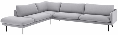 andas Ecksofa »Mavis«, mit Ottomane und losen Sitz- und Rückenkissen, skandinavischer Stil