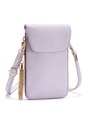 Lascana, LASCANA Umhängetasche, Minibag, Handytasche mit Sichtfenster und abnehmbarer Tassel VEGAN
