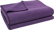 zoeppritz Wohndecke »Soft-Fleece«, mit Häkeleinfassung