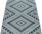 PACO HOME, Paco Home Teppich »Eupen 471«, rechteckig, 22 mm Höhe, Hoch-Tief-Struktur, Rauten Muster, In- und Outdoor geeignet, ideal im Wohnzimmer & Schlafzimmer