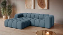 GOODproduct Ecksofa »KALLIE Design-Sofa mit Wellenunterfederung, Bubble-Optik, 248/186/72cm« moderne Steppung, hoher Sitzkomfort und modernes Design