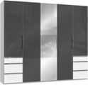 Fresh To Go Kleiderschrank »Level«, mit Glastüren