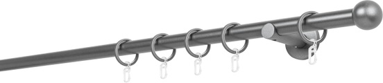 mydeco Gardinenstange »20mm Ball Wandträger 6,5 cm«, Fixmass