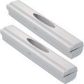 WENKO Folienspender »Perfect Cutter«, (Set, 2 St.), für Folienrollen bis 33 cm Breite, für Alufolien und Frischhaltefolien