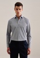 Business Hemd X-slim Fit Langarm Druck Herren Blau 37