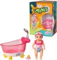 Baby Born Minipuppe »Baby born® Minis Badewanne«, inklusive Baby born® Mini Puppe