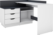 byLIVING Eckschreibtisch »Belfast«, Breite 129 cm, rechts oder links montierbar