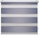 Doppelrollo »DUO-Rollo mit 20 cm Streifen«, Liedeco, Lichtschutz, mit Bohren