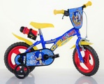 Dino, Dino Kinderfahrrad »Sonic 12 Zoll«, 1 Gang, mit Stützrädern, Trinkflasche und Frontschild