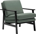 Lovi, LOVI Sessel »Pepper«, Gestell schwarz aus massiver Buche im Retro Style