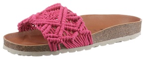 VERBENAS Pantoffel »Raga Roda«, in gehäkeltem Look