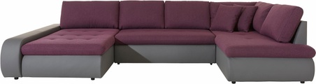 TRENDMANUFAKTUR Wohnlandschaft, wahlweise mit Bettfunktion