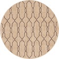 Myflair Möbel & Accessoires Teppich »Outdoor Crosses«, rund, 4 mm Höhe, In- und Outdoor geeignet, ideal im Wohnzimmer & Schlafzimmer