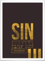 Wall-Art Poster »Wandbild SIN Flughafen Singapur«, Flughafen, (1 St.), Poster, Wandbild, Bild, Wandposter