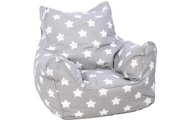 Knorrtoys, knorr® toys Kindersitzsack - Stars white - weiß