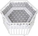 Roba, roba Laufgitter Cosiplay 6-eckig weiß Little-Stars