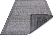 NORTHRUGS Teppich »Doha«, rechteckig, 5 mm Höhe, In- und Outdoor Teppich, Wendbar, gekettelt, strapazierfähig, pflegeleicht, Wohnzimmer, Balkon, Garten, in der EU Hergestellt