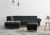 Home affaire Ecksofa »Lindgren«, wahlweise mit TV-Funktion, Stauraum und Kopfteilverstellung