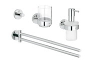 GROHE Bad-Accessoire Set Lavabo Essentials 4in1