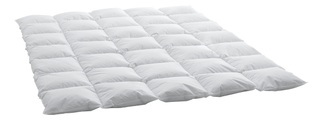 billerbeck Daunenbettdecke »Basic 90«, warm, Füllung 90% neuen, reinen Entendaunen und 10% Entenfedern, Bezug 100% Baumwolle, soft-touch-finish?, hydrophil und atmungsaktiv, (1 St.), Swiss Made