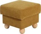 Max Winzer® Hocker »Malmö«, mit Holz-Kugelfüssen