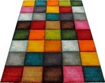 merinos Teppich »Belis 22605«, rechteckig, 18 mm Höhe, Wohnzimmer, moderner farbenfroher Kurzflorteppich