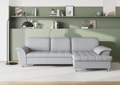 DOMO collection Ecksofa »Franzi«, wahlweise mit Bettfunktion, Bettkasten und Kopfteilverstellung, frei im Raum stellbar