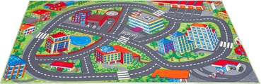 Andiamo Kinderteppich »Street«, rechteckig, Strassen-Spiel-Teppich, weiche Spielunterlage, rutschhemmend