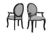 Guido Maria Kretschmer Home&Living Armlehnstuhl »Beatrix«, Struktur, Teilmassiv, in 5 Farben