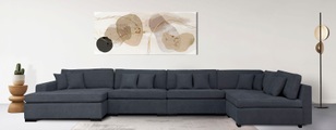 Guido Maria Kretschmer Home&Living Wohnlandschaft »Skara XXL«, Lounge-Sofa XXL mit Federkern-Polsterung, in vielen Bezugsvarianten, auch recycelt
