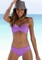 s.Oliver Bandeau-Bikini-Top »Spain«, unifarben mit Wickeloptik