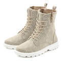 Lascana, LASCANA Schnürstiefelette, zum Schnüren, modische Optik im Combat Look, Reissverschluss-Boots