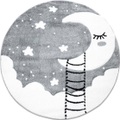 Kinderteppich, »Bueno Kids 1314«, Carpet City, rund, Höhe 13 mm, maschinell gewebt