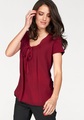 ANISTON SELECTED, Vivance Blusenshirt, Front aus Chiffon, mit Schluppe