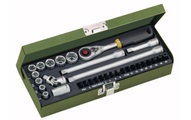 Proxxon Industrial, Proxxon Industrial Steckschlüsseleinsatz metrisch 1/4 (6.3 mm) 32teilig 23078
