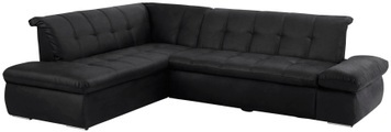 Home affaire Ecksofa »Belle«, wahlweise mit Armlehnverstellung und Bettfunktion, Ottomanenabschluss