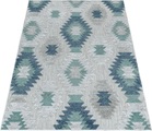 Ayyildiz Teppiche Teppich, rechteckig, 8 mm Höhe, Flachflor mit Hoch-Tief-Struktur, In-und Outdoor geeignet