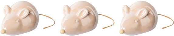 Creativ home Tierfigur »Deko-Figur Maus«, (3 St.)